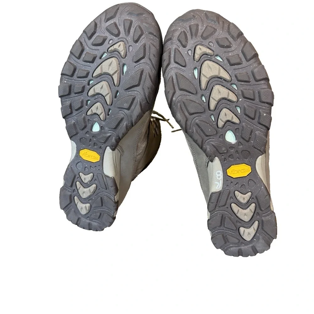 Ahnu Momentum Waterproof Thinsulate Womens 9.5 Lace Up Hiking Rain Boot Vibram